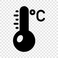 Thermometer, Celsius, Wetter, Temperatur symbol