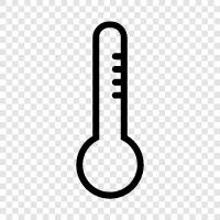 thermometer reading, fever, Celsius, Fahrenheit icon svg