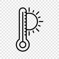 thermometer reading, fever, healthcare, medical thermometer icon svg