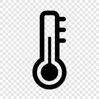 Показания термометра, цифровой термометр, кухонный термометр, медицинский термометр Значок svg