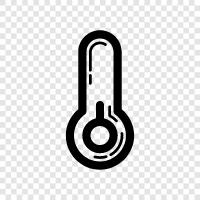 thermometer, cold, temperature, mercury icon svg