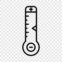 Thermometer, Temperatur, Temperaturmessung, Raumtemperatur symbol