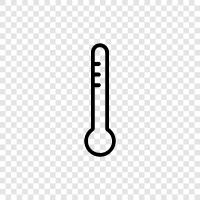 Thermometer, Fieber, Fieberthermometer, Körpertemperatur symbol