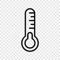 Thermometers, Temperature, Accurate, Digital icon svg