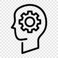 thought, consciousness, intelligence, thoughts icon svg