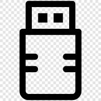 thumb drive, memory stick, external hard drive, flash drive icon svg