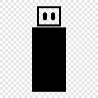 thumb drive, storage drive, portable drive, flash drive icon svg