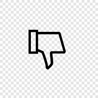 thumbs down vote, thumbs down symbol, thumbs down sign, thumbs down gesture icon svg