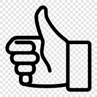 Thumbs Up Sign icon