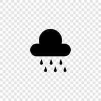 thunder, rainbows, gloomy, wet icon svg