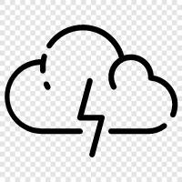 thunder, storm, rain, weather icon svg