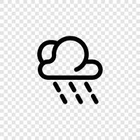 thunder, rainbows, lightening, clouds icon svg