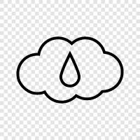 thunder, lightning, rainbows, clouds icon svg