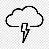 thunder cloud, cumulonimbus, funnel cloud, tornado icon svg