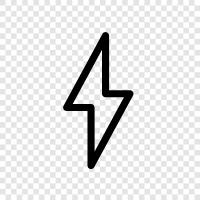 thunder, storm, weather, clouds icon svg