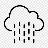 thunder, lightening, precipitation, weather icon svg