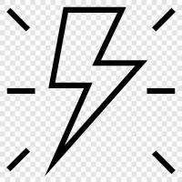 thunder, weather, storm, forecast icon svg