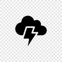 thunder, storm, rain, weather icon svg