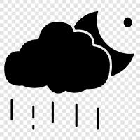 thunder, lightning, weather, atmosphere icon svg