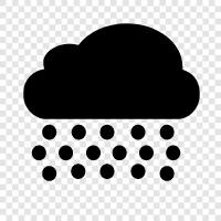 thunder, lightening, clouds, precipitation icon svg