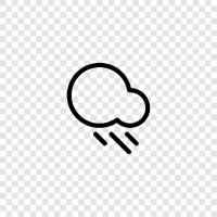 thunder, rainbows, clouds, sun icon svg