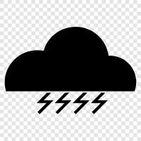 thunder, storm, weather, climate icon svg