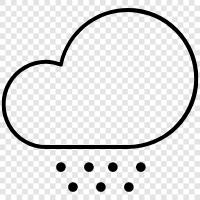 thunder, weather, clouds, precipitation icon svg