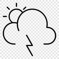 thunder, storm, weather, power icon svg