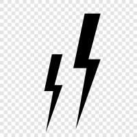 thunder, electrical, storm, strike icon svg