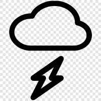 thunder, storm, hurricane, rain icon svg