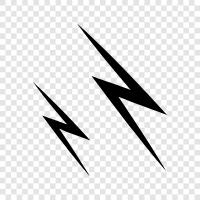 thunder, storm, weather, forecast icon svg