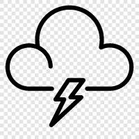 thunder, storm, rain, weather icon svg