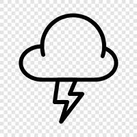 thunder, storm, rain, tornado icon svg