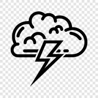 thunderclouds, Cumulonimbus, weather, clouds icon svg