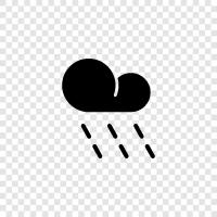 thunderstorm, rainfall, storm, clouds icon svg