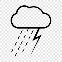 thunderstorm, tornado, heavy rain, storm icon svg