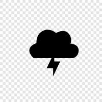 thunderstorm, rain, tornado, damaging icon svg