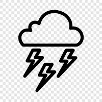 thunderstorm, rain, tornado, storm icon svg