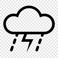 thunderstorm, weather, storm, weather forecast icon svg