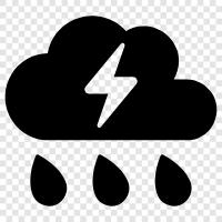 Thunderstorm, Hurricane, Tornado, Flood icon svg