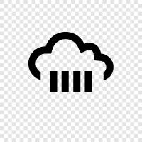 thunderstorm, precipitation, water droplets, dew icon svg