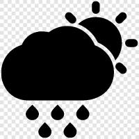 thunderstorm, rainfall records, thunderstorm records, excessive rainfall icon svg