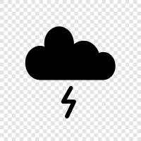 thunderstorm, weather, forecast, storm icon svg