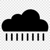 thunderstorm, downpour, heavy, rainfall icon svg