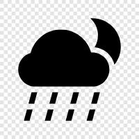 thunderstorm, tornado, flash flooding, severe weather icon svg