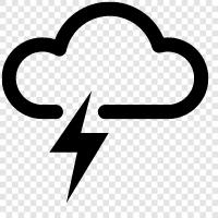 thunderstorm, rain, storm, weather icon svg