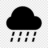 thunderstorm, lightening, rain, flooding icon svg