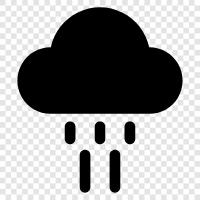 thunderstorm, rain, streaming, raindrops icon svg