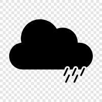 thunderstorm, summer, fall, winter icon svg