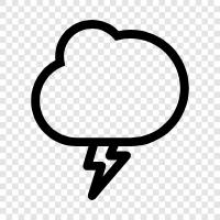 thunderstorm, tornado, heavy rain, severe weather icon svg